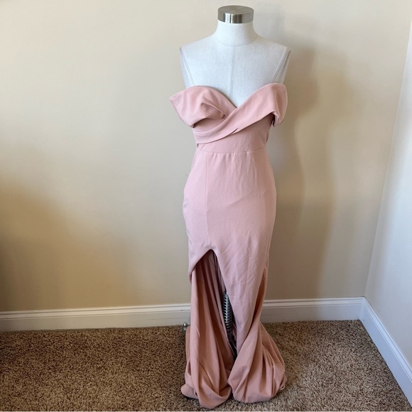 New! Nookie Neptune gown blush pink nwt  17591 - Picture 5 of 15
